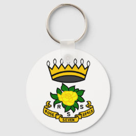 Roos van zeven zegels Sleutelhanger voor RSS