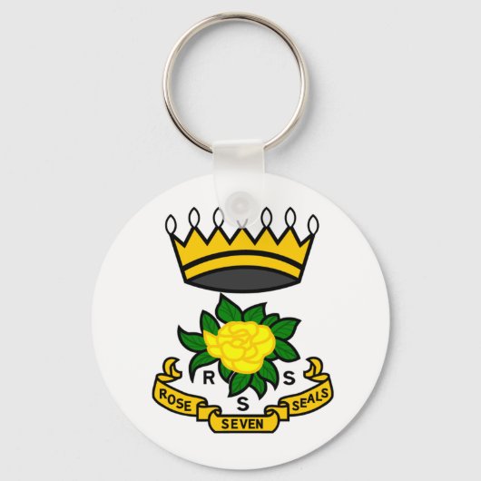 Roos van zeven zegels Sleutelhanger voor RSS (Voorkant)