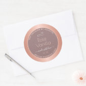 Roos Vanilla Scented Cute Product Packaging Labels (Envelop)
