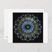 roos venster briefkaart (Voorkant / Achterkant)