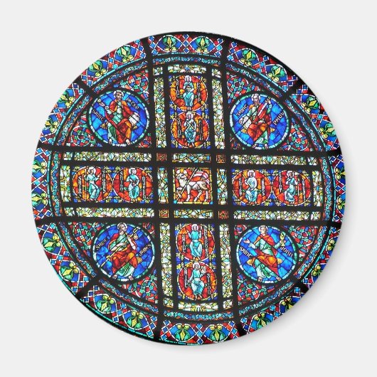 Roos venster magneet (Voorkant)