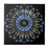 roos venster tegeltje (Voorkant)