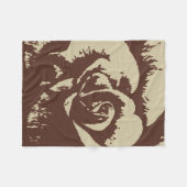 Roos ventilator, 50 x 60 inch fleece deken (Voorkant (Horizontaal))