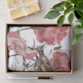 Roos Ventilator Briefkaart Frans Script Decoupage Tissuepapier (Geschenk)