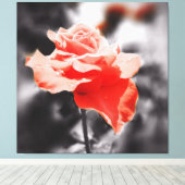  Roos ventilator Canvas Afdruk (Insitu (Houten vloer))