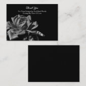 Roos ventilator Dank je Notitiekaartje (Voorkant / Achterkant)