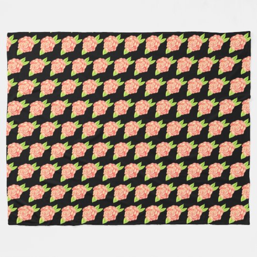 Roos ventilator fleece deken (Voorkant (Horizontaal))