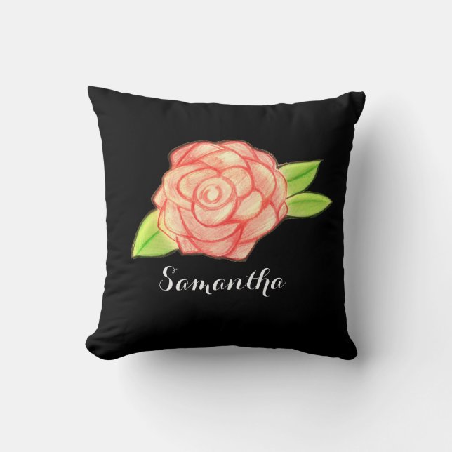 Roos ventilator kussen (Voorkant)