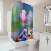 Roos ventilator — schoonheid douchegordijn (In situ)