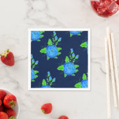 Roos ventilatorafdrukken servetten (Insitu)