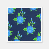 Roos ventilatorafdrukken servetten (Voorkant)