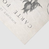 Roos ventilatordragonfly Franse poststempel ontkop Tissuepapier (Detail)