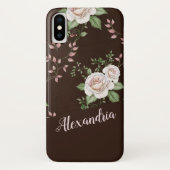 Roos Ventilatorroop groen en roze Case-Mate iPhone Case (Achterkant)