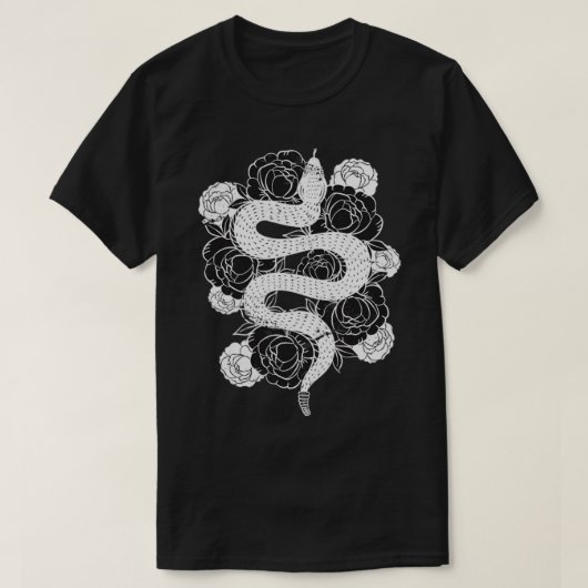 Roos ventilatorslang t-shirt (Design voorkant)
