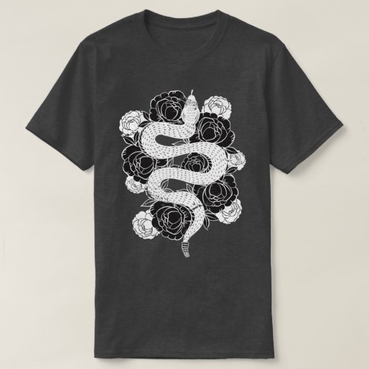 Roos ventilatorslang t-shirt (Design voorkant)