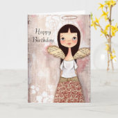 Roos - Verjaardag Kaart (Gele Bloem)