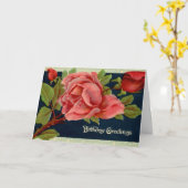  Roos Verjaardag Wenskaart Kaart (Gele Bloem)