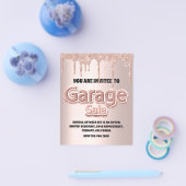 Roos Verkoop wasgoed Blush poeder Glitter Drip Flyer (Enkel)