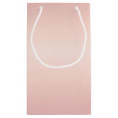 Roos verloopstroken klein cadeauzakje (Achterkant)