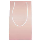 Roos verloopstroken klein cadeauzakje (Voorkant)