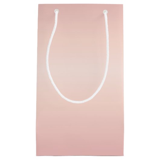 Roos verloopstroken klein cadeauzakje (Voorkant)