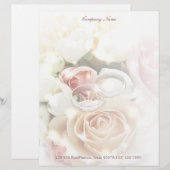 roos verloving belt trouwfotograaf briefhoofd (Voorkant / Achterkant)