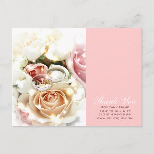 roos verloving belt trouwfotograaf briefkaart (Voorkant)