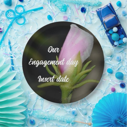  Roos Verloving papier bord (Feest)