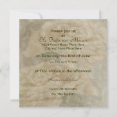  Roos Vernieuwing Wedding Vows - Uitnodiging (Achterkant)