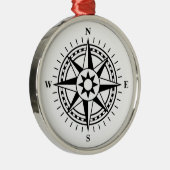 Roos versieren metalen ornament (Rechts)