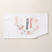 Roos Vibes - esthetische bloemenstemming Bad Handdoek (Handdoek)