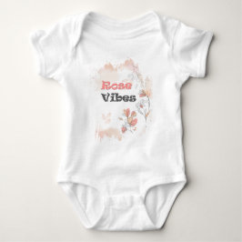 Roos Vibes - esthetische bloemenstemming Romper
