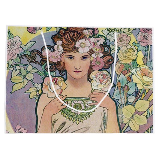 Roos (vier bloemen), Alphonse Mucha Groot Cadeauzakje (Achterkant)