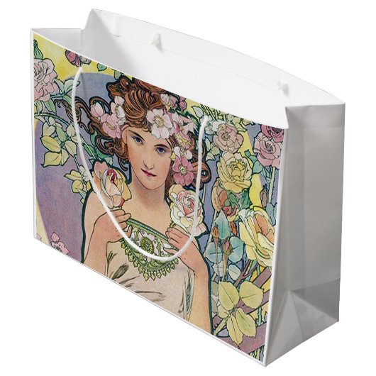 Roos (vier bloemen), Alphonse Mucha Groot Cadeauzakje (Achterkant Gekanteld)