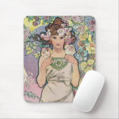 Roos (vier bloemen), Alphonse Mucha Muismat (Met muis)