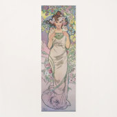 Roos (vier bloemen), Alphonse Mucha Yogamat (Voorkant)