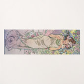 Roos (vier bloemen), Alphonse Mucha Yogamat (Voorkant (horizontaal))