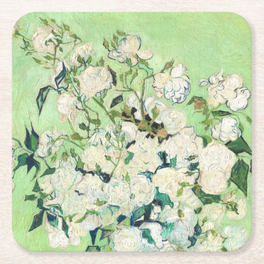Roos Vincent van Gogh Kartonnen Onderzetters (Voorkant)