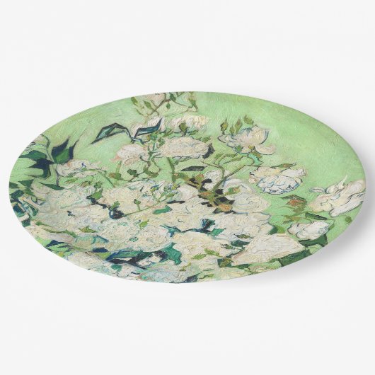 Roos Vincent van Gogh Papieren Bordje (Gekanteld)