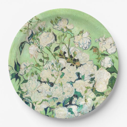 Roos Vincent van Gogh Papieren Bordje (Voorkant)