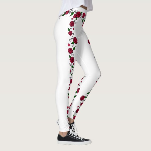 Roos Vine Tattoo Leggings (Rechts)