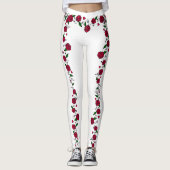 Roos Vine Tattoo Leggings (Voorkant)