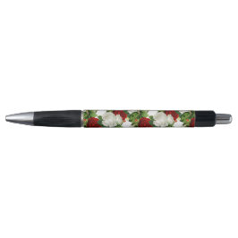 Roos Vintage Bloemen Pen