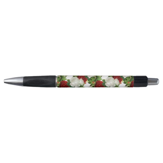 Roos Vintage Bloemen Pen (Voorkant)