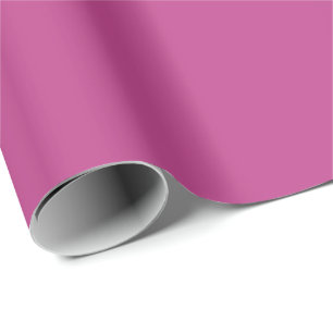 Roos Violet Effen Kleurprint, Donker Magenta Roze Cadeaupapier