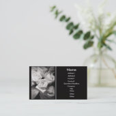 Roos visitekaartje (Staand voorkant)