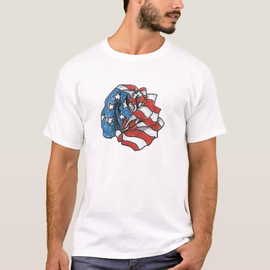 roos vlag.jpg t-shirt (Voorkant)