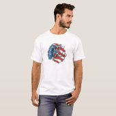 roos vlag.jpg t-shirt (Voorkant volledig)
