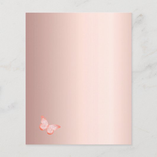 Roos vlinder (Achterkant)