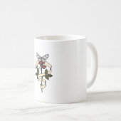  Roos & Vlinder Mok – Botanische Elegantie (Voorkant rechts)